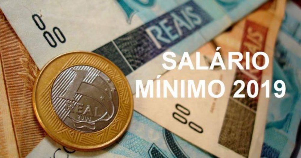 Salário mínimo do Governo em 2019